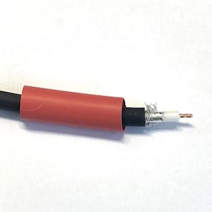 Heatshrink Sleeving for Coaxial Cable (Red)